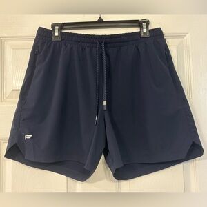Fabletics The One Shorts Men’s Navy Blue Athletic Gym Shorts  Large